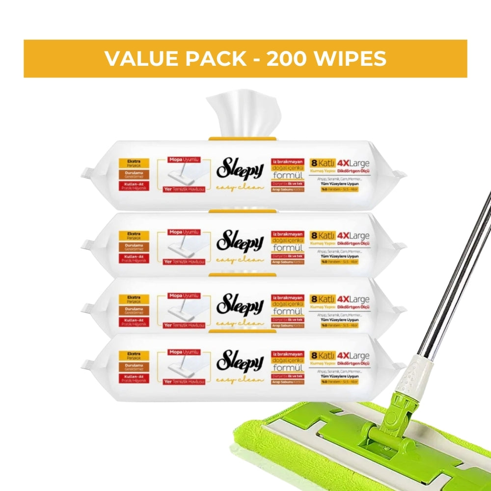 Mop Compatible CleaningHerbal Soap 50X4 Pack