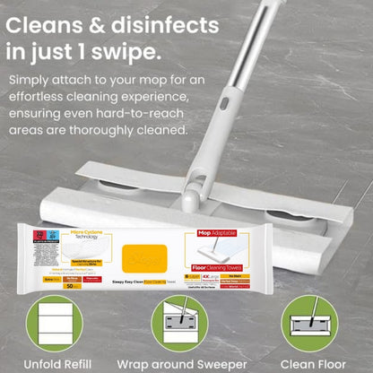 Mop Compatible CleaningHerbal Soap 50X4 Pack