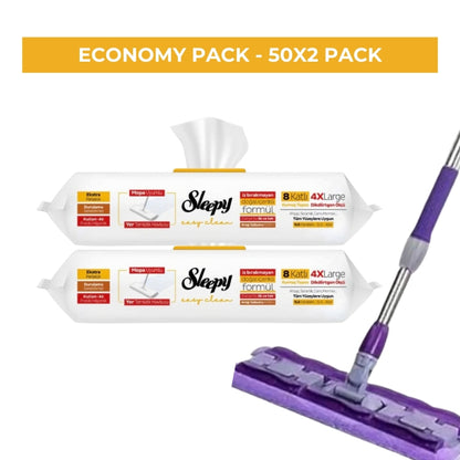 Mop Compatible CleaningHerbal Soap 50X2 Pack