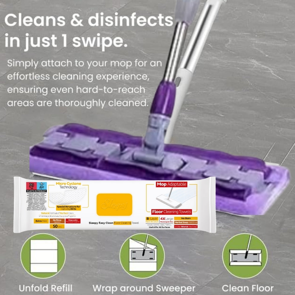 Mop Compatible CleaningHerbal Soap 50X2 Pack