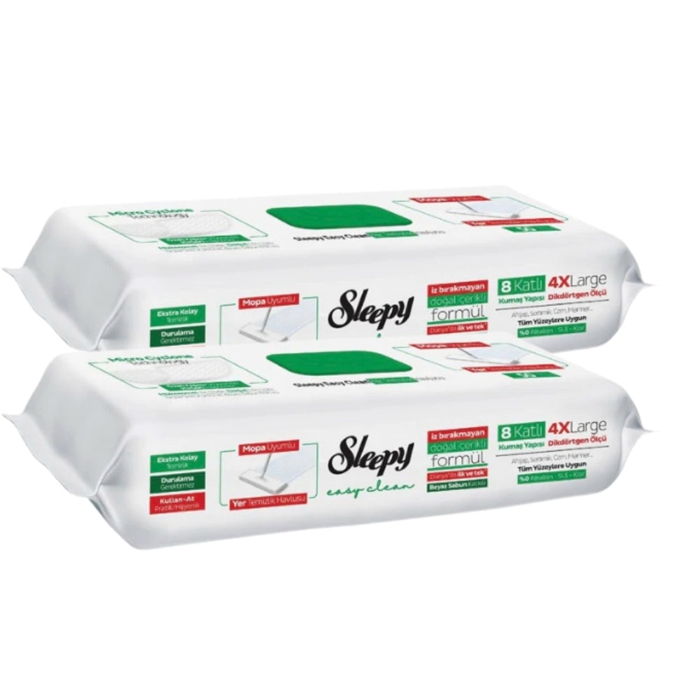 Mop Compatible Cleaning White Soap 2X50 Pack