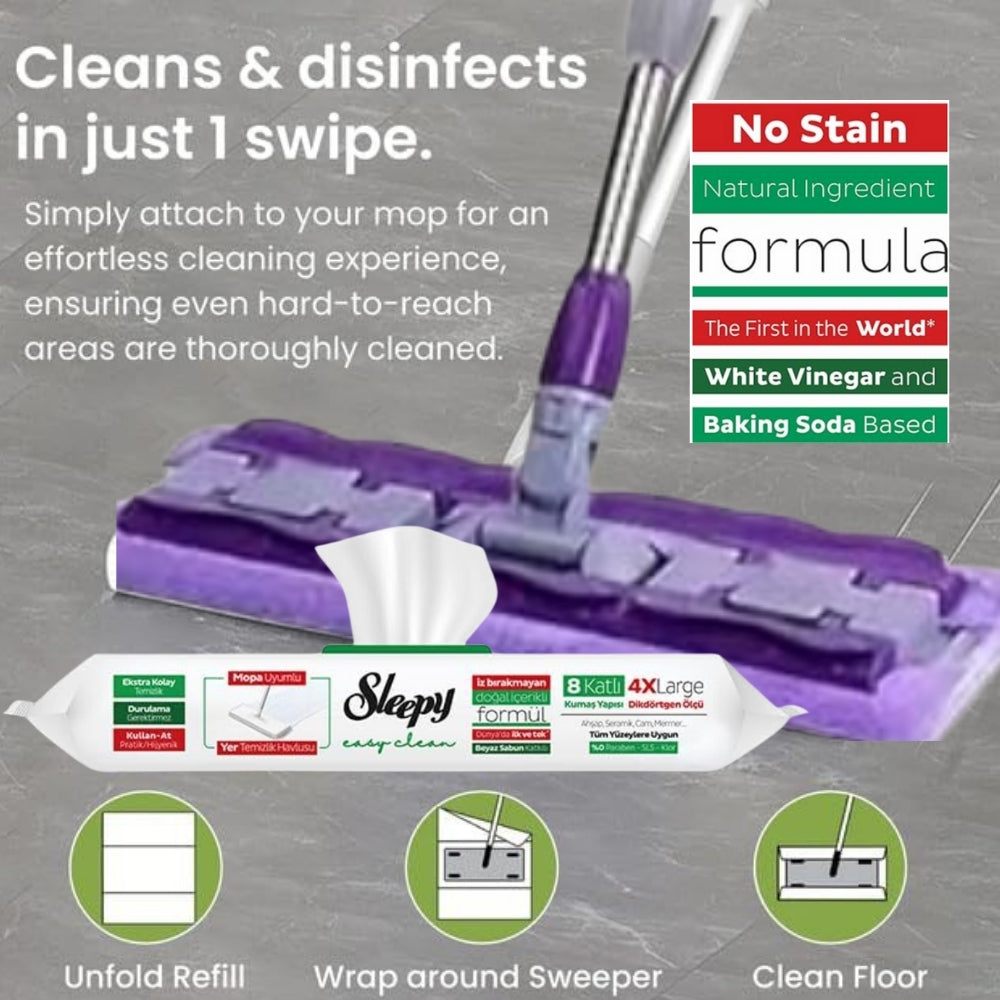 Mop Compatible Cleaning White Soap 2X50 Pack