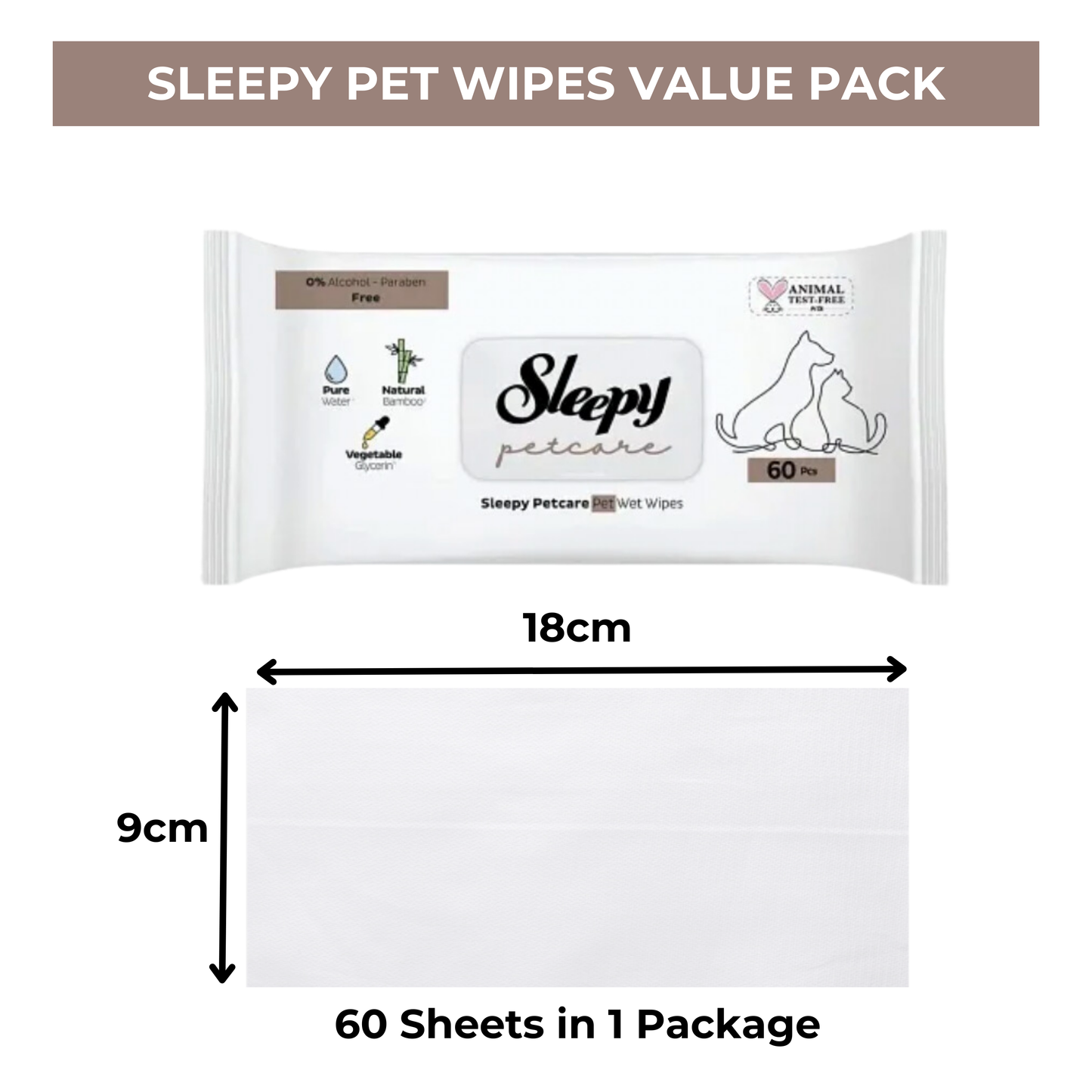 Pet Care Grooming Wipes