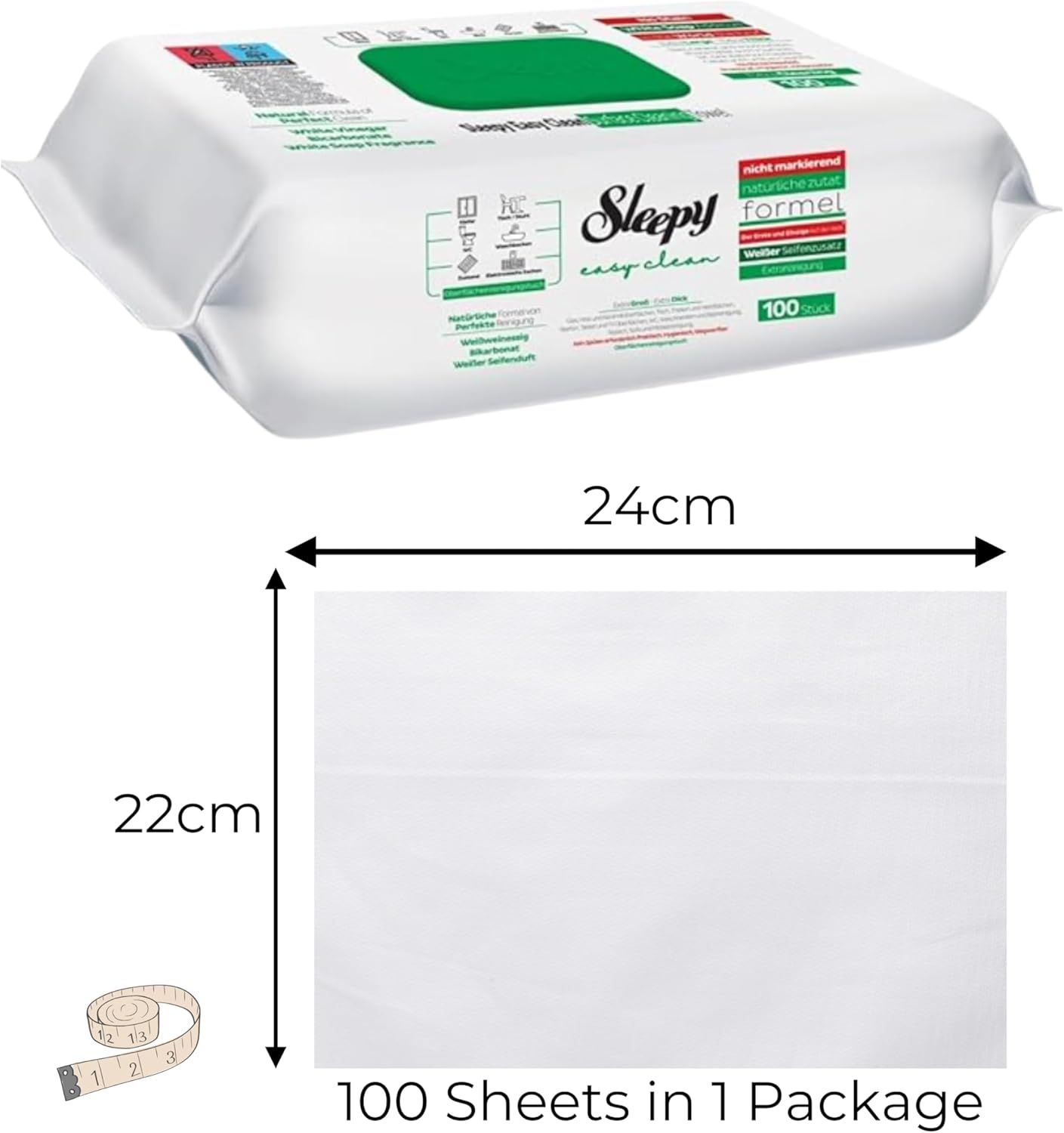 Sleepy Easy Clean White Soap 3x100 Pack
