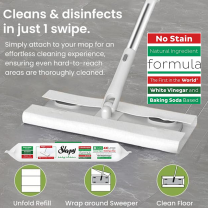 Mop Compatible Cleaning White Soap 4X50 Pack