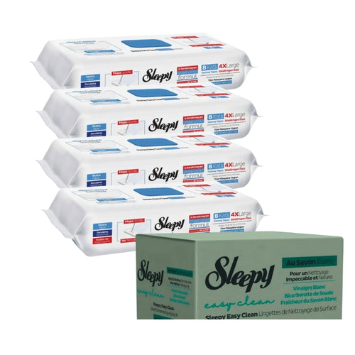 Mop Compatible Bleach & Blue Pine Additive 4X Large 4x50 Sheets