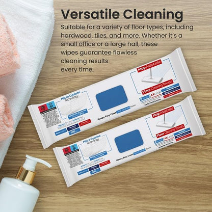 Mop Compatible Bleach & Blue Pine Additive 4X Large 4x50 Sheets