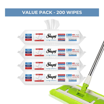 Mop Compatible Bleach & Blue Pine Additive 4X Large 4x50 Sheets