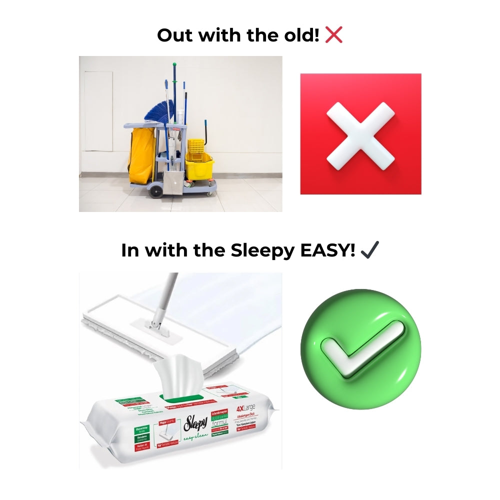 Mop Compatible Cleaning White Soap 4X50 Pack