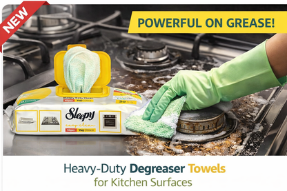 Sleepy Easy Clean Super Degreaser Wipes