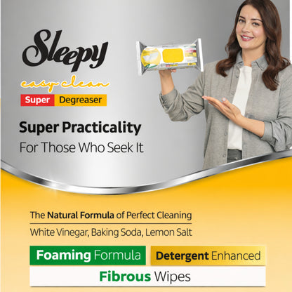 Sleepy Easy Clean Super Degreaser Wipes